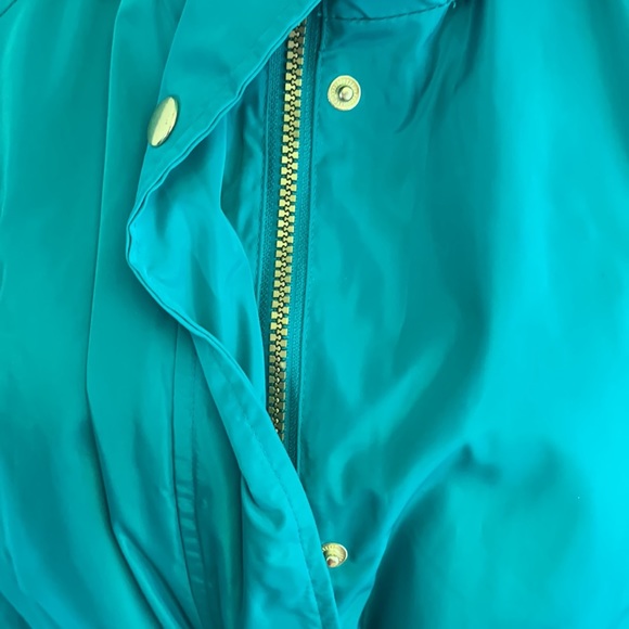 Everlast Sport Women's Jacket Hooded Windbreaker Rain Coat Pockets Green X Large - Picture 4 of 7